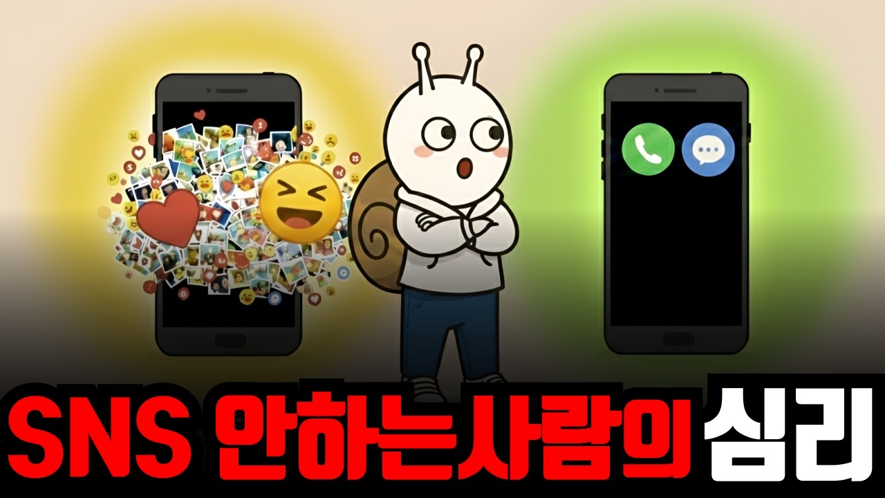 SNS 안하는 사람, SNS에 사진 없는 사람들의 심리