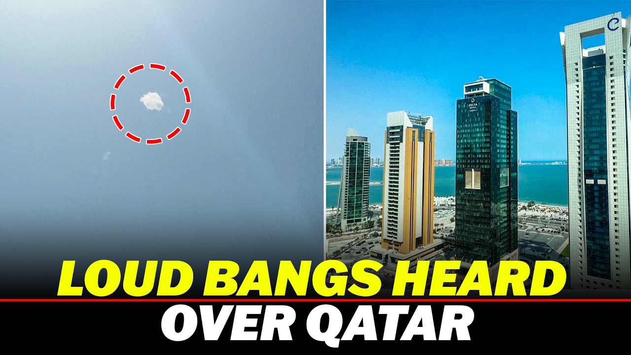 Loud bangs heard over Qatar capital, Doha after US-Israel strike on Iran