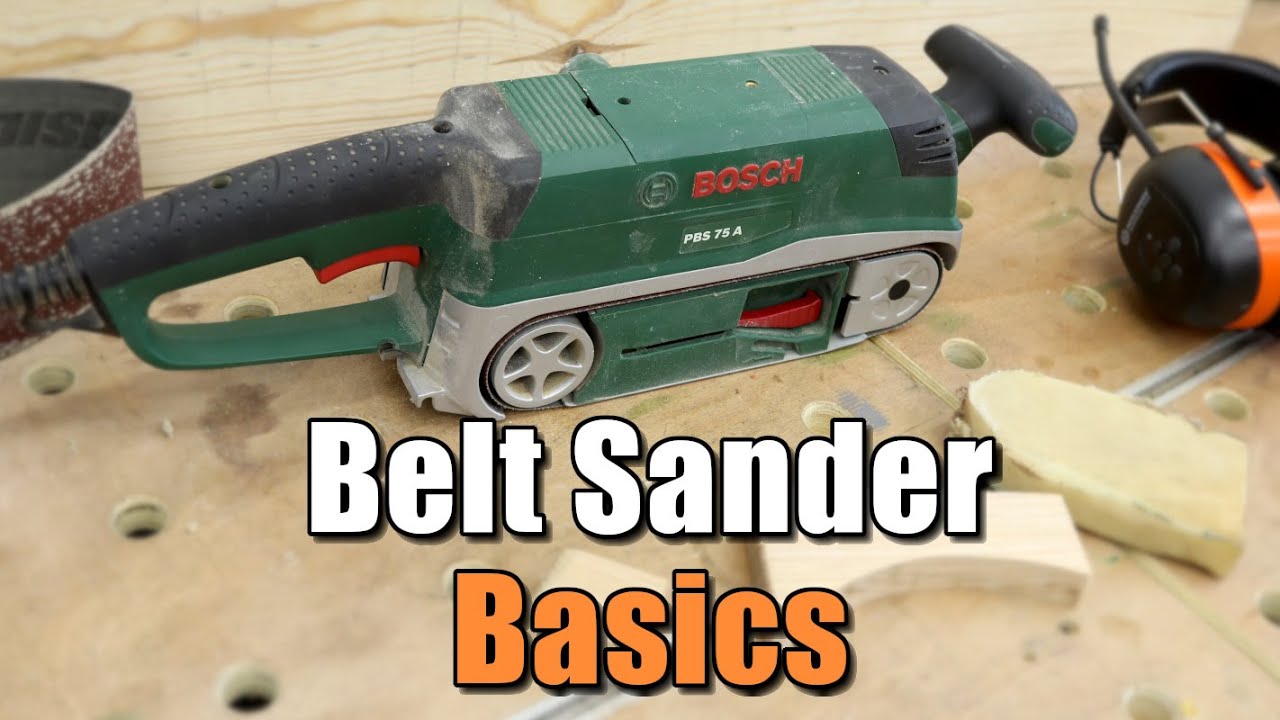 Belt Sander Basics | Beginners Tutorial