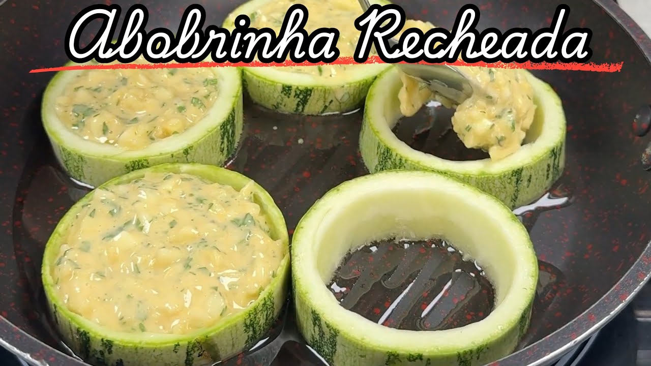 ABOBRINHA RECHEADA QUE SURPREENDE NO SABOR! 