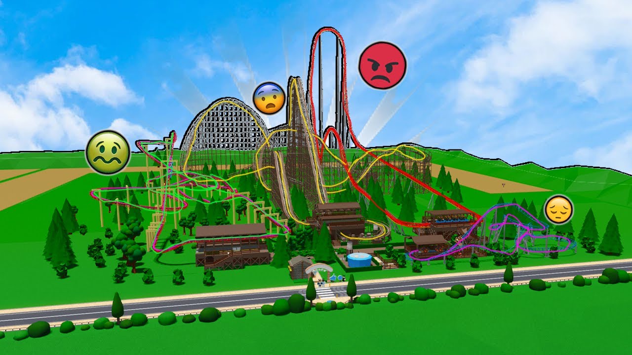 Строим в Theme Park Tycoon 2, но каждая ПОЕЗДКА — это СЛУЧАЙНОЕ настроение