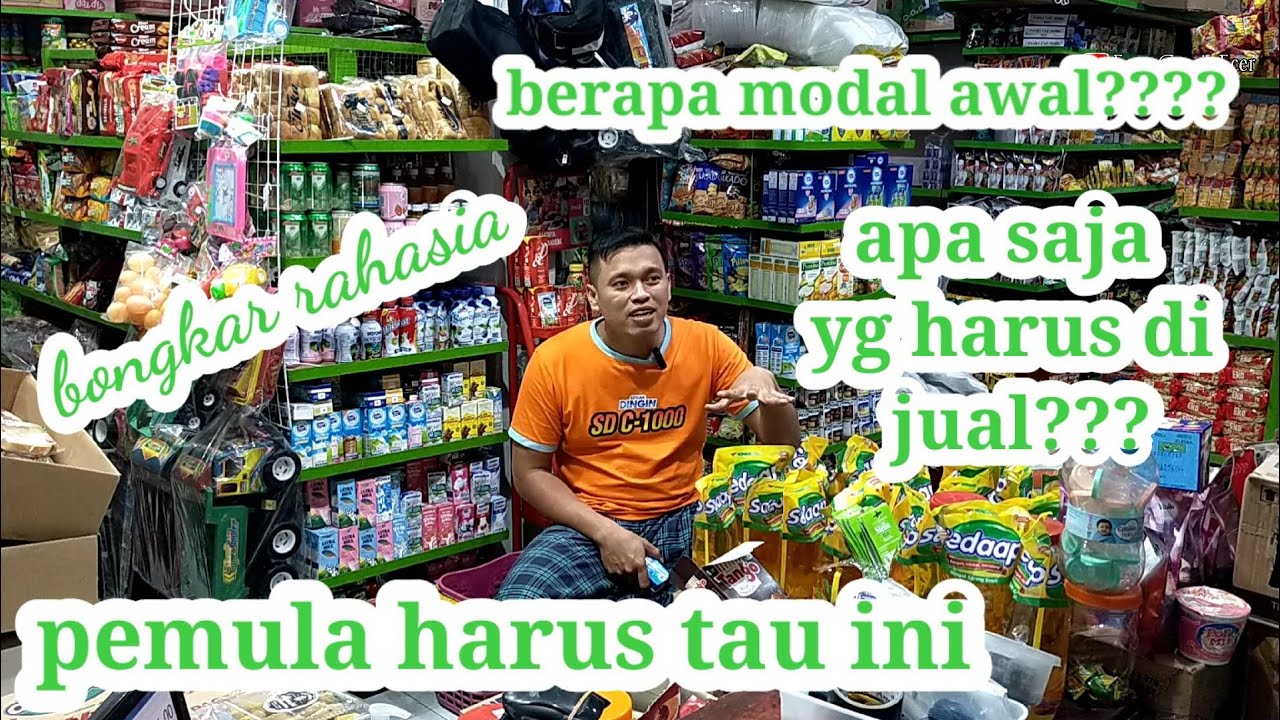 MODAL AWAL//DAFTAR BARANG TOKO SEMBAKO