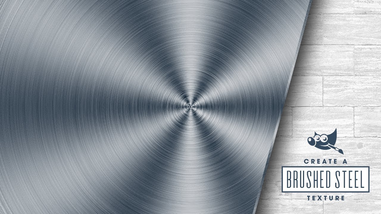 GIMP Tutorial: Brushed Steel Texture