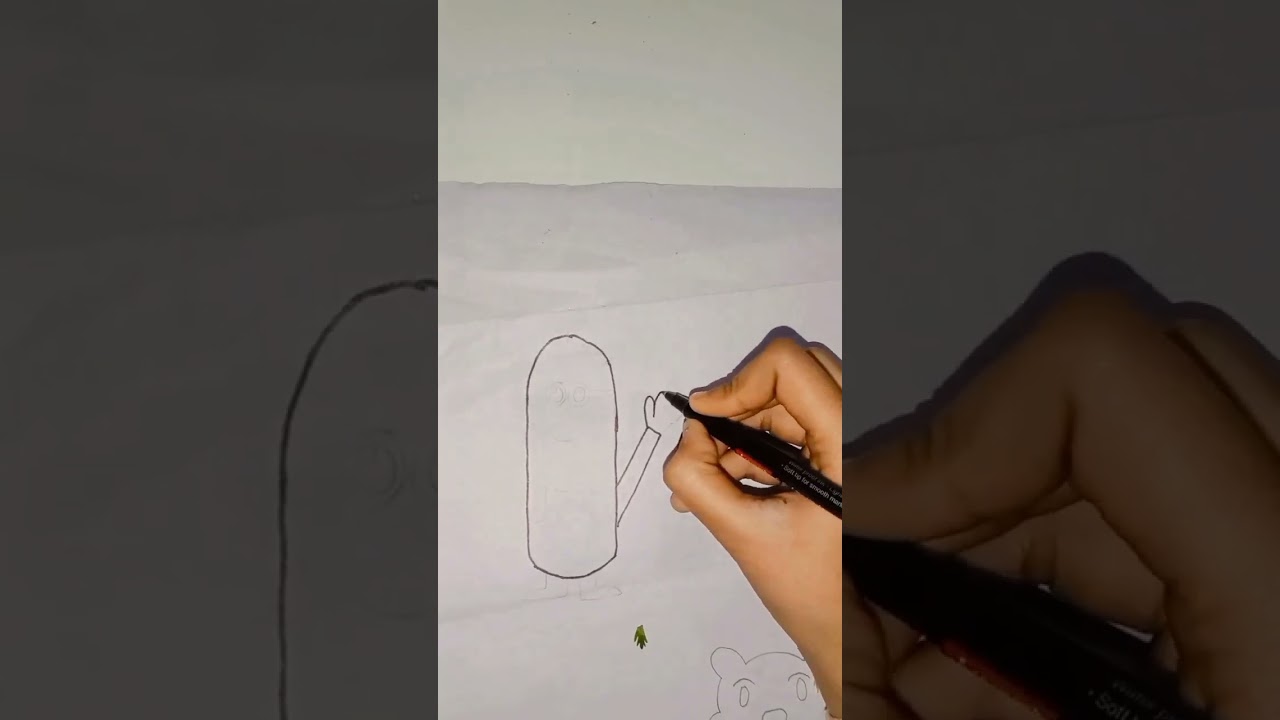 How to draw Kevin the minion...
