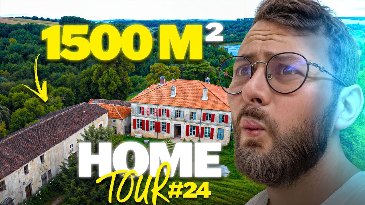 Home Tour 50 Hectares, 1500 m²... Une Rénovation QUI VA VOUS LAISSER SANS VOIX ! #24