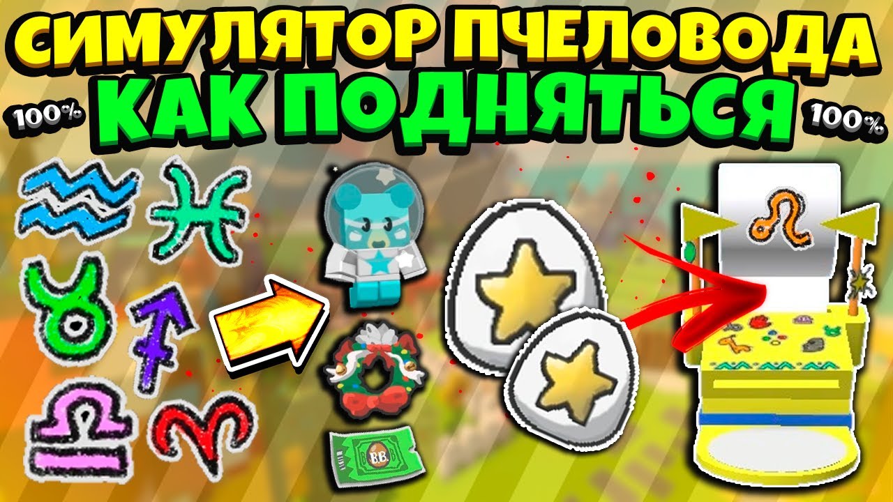 КАК ЗАРАБОТАТЬ в СИМУЛЯТОРЕ ПЧЕЛОВОДА!🐝 STAR SIGNS, CUB BUDDY SKINS, BEEQUIPS in Bee Swarm Simulator
