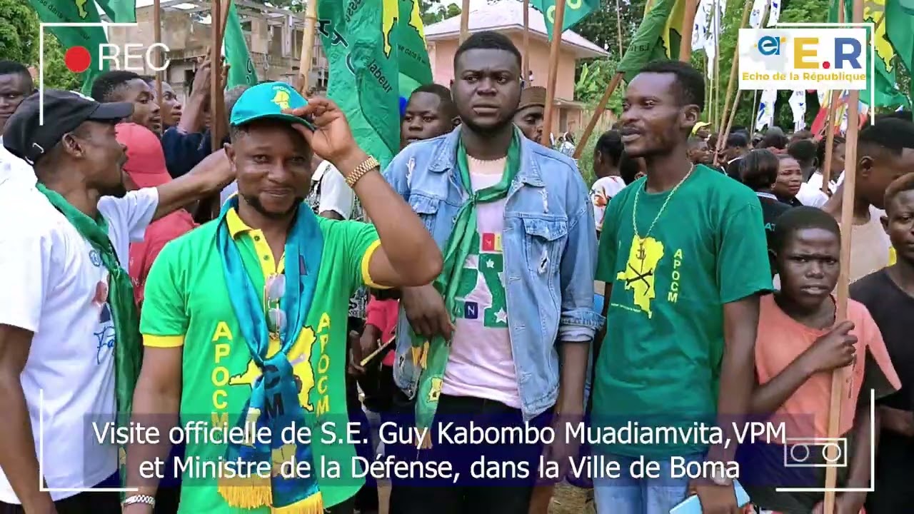 Visite Officielle de S.E. Guy Kabombo Muadiamvita, VPM, Ministre de la Défense dans la Ville de Boma