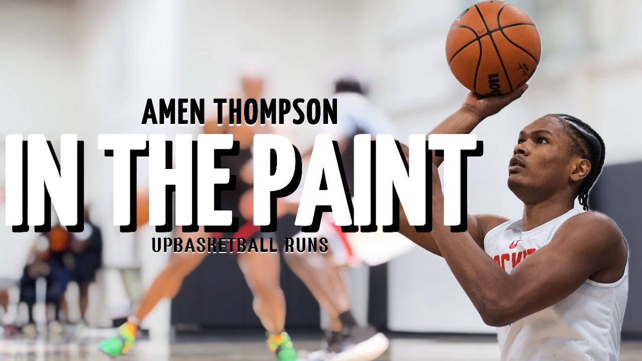 AMEN THOMPSON In the Paint!! Best Highlights from UPB Mini Camp 2024!!