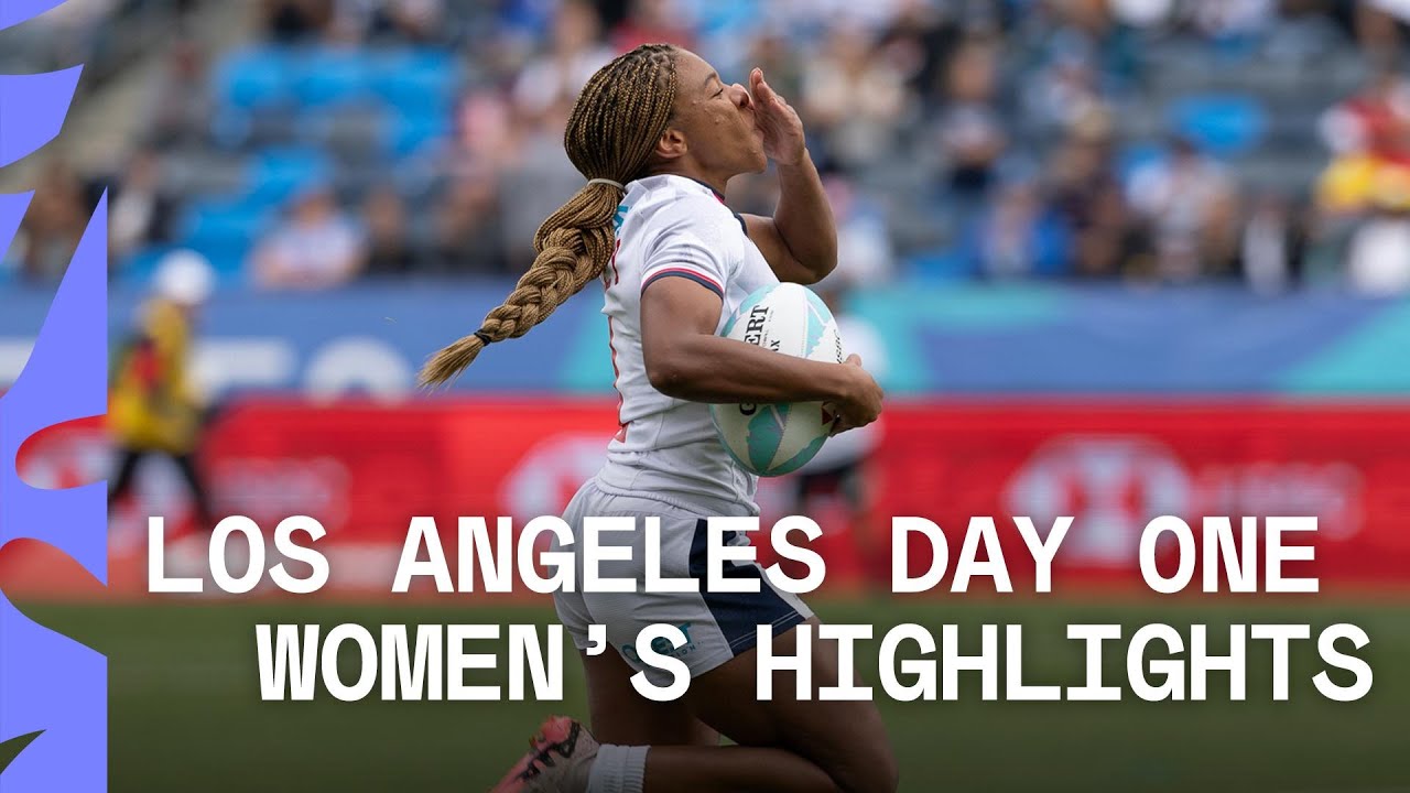 Ariana Ramsey LIGHTS UP LA 🌟 | HSBC SVNS Los Angeles 2025 | Day One Women's Highlights