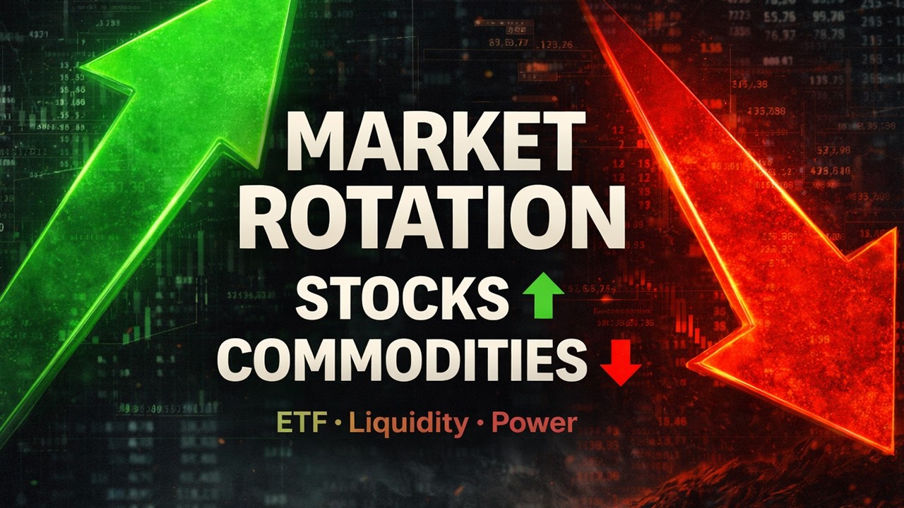 Markets Are Rotating &mdash; Stocks Up, Commodities Down (This Is the Signal)