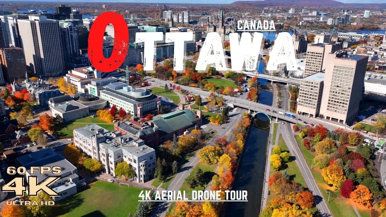 OTTAWA 2023 🇨🇦 4K UHD 60FPS | Aerial Drone Tour