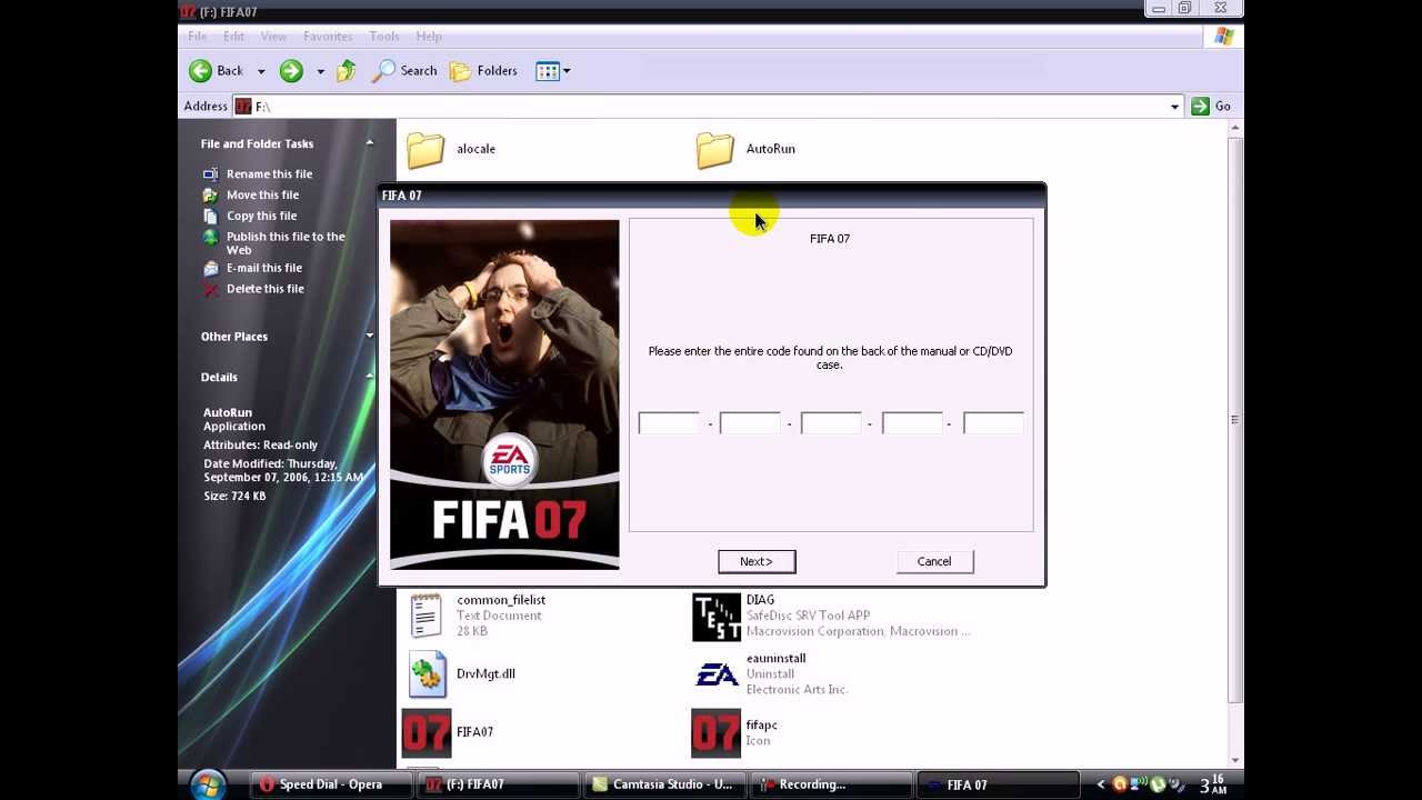 How to solve directx error on Fifa 07 installation