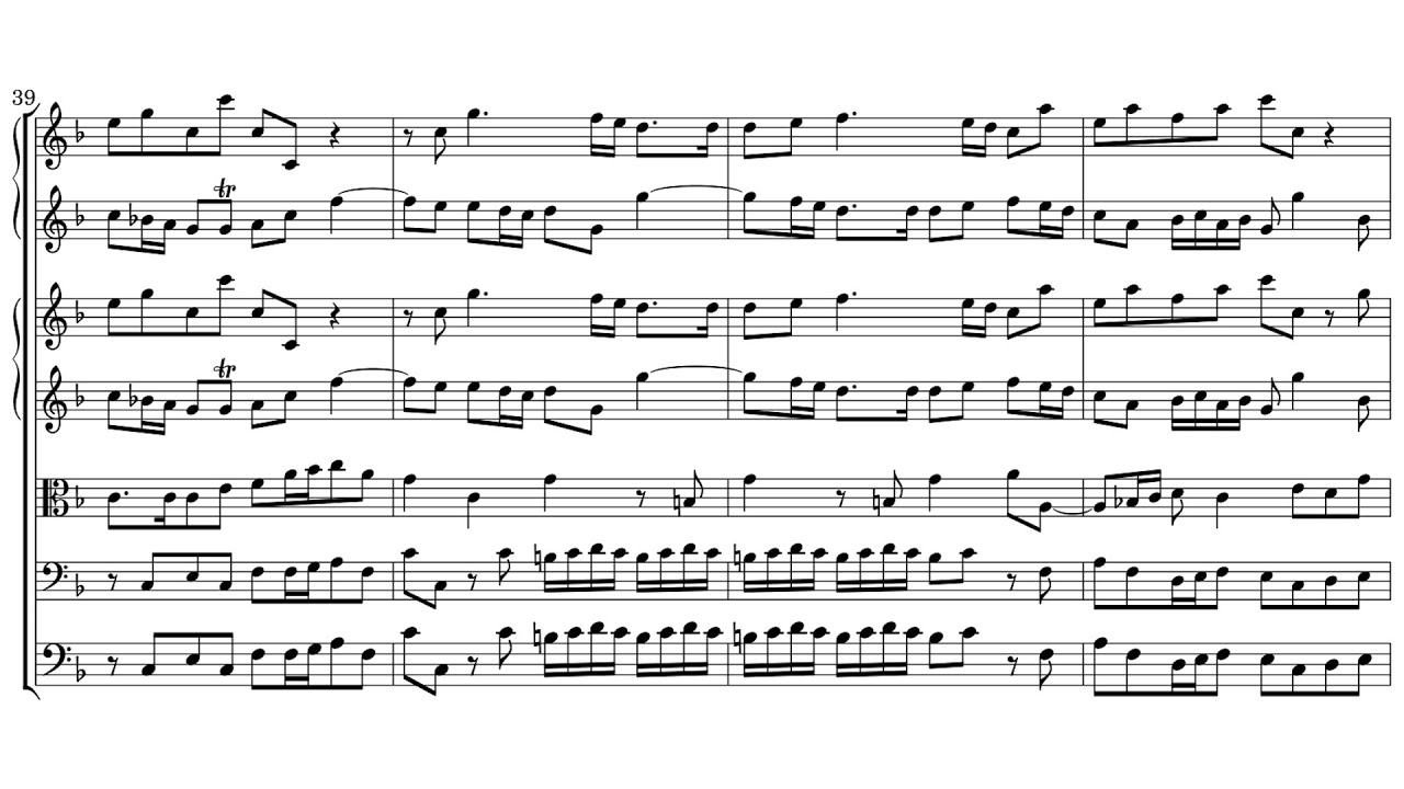 Zelenka - Ouverture-Suite in F major, ZWV 188