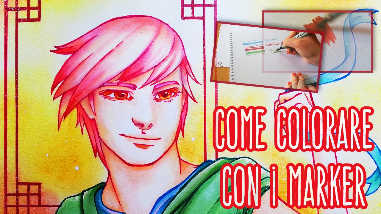 COME COLORARE CON I MARKER ~ Tutorial Di Disegno Per Principianti