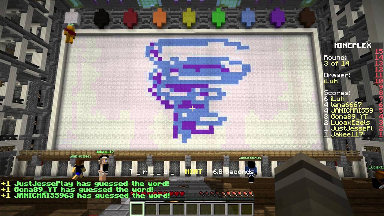 ¡NO A LAS TRAMPAS! ¡Pinta y Adivina! | Minecraft con Luh