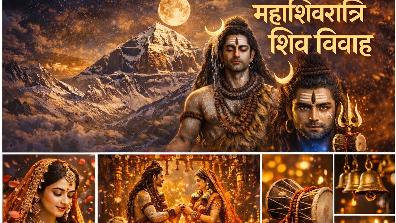 शिव शक्ति का दिव्य मिलन | हर हर महादेव | Mahashivratri 2026 Special Bhajan | New Shivratri Song #om