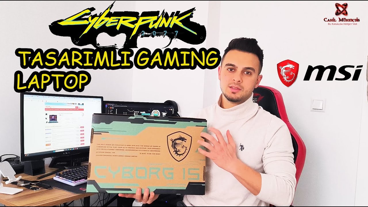 MSI CYBORG GAMİNG LAPTOP KUTU AÇILIMI FREEDOS WINDOWS KURULUMU / RTX4060 / 16 GB RAM / İ5 13420H