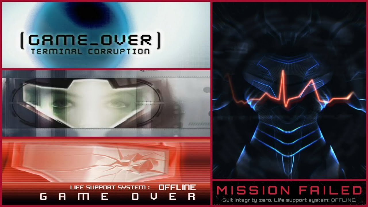 Evolution of Samus Death Sequence in the Metroid Prime Series