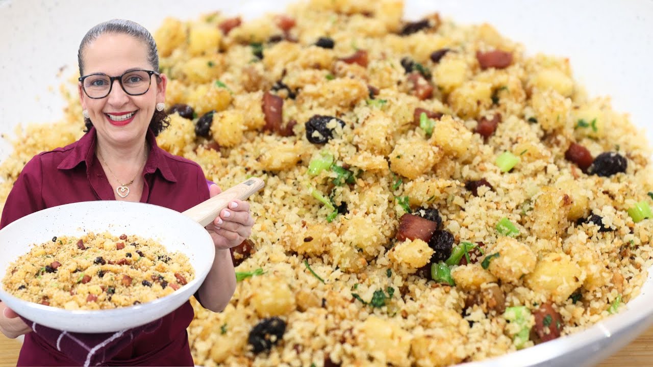 FAROFA DE ABACAXI DELICIOSA, FÁCIL E RÁPIDA PARA O FIM DE ANO! - Isamara Amâncio