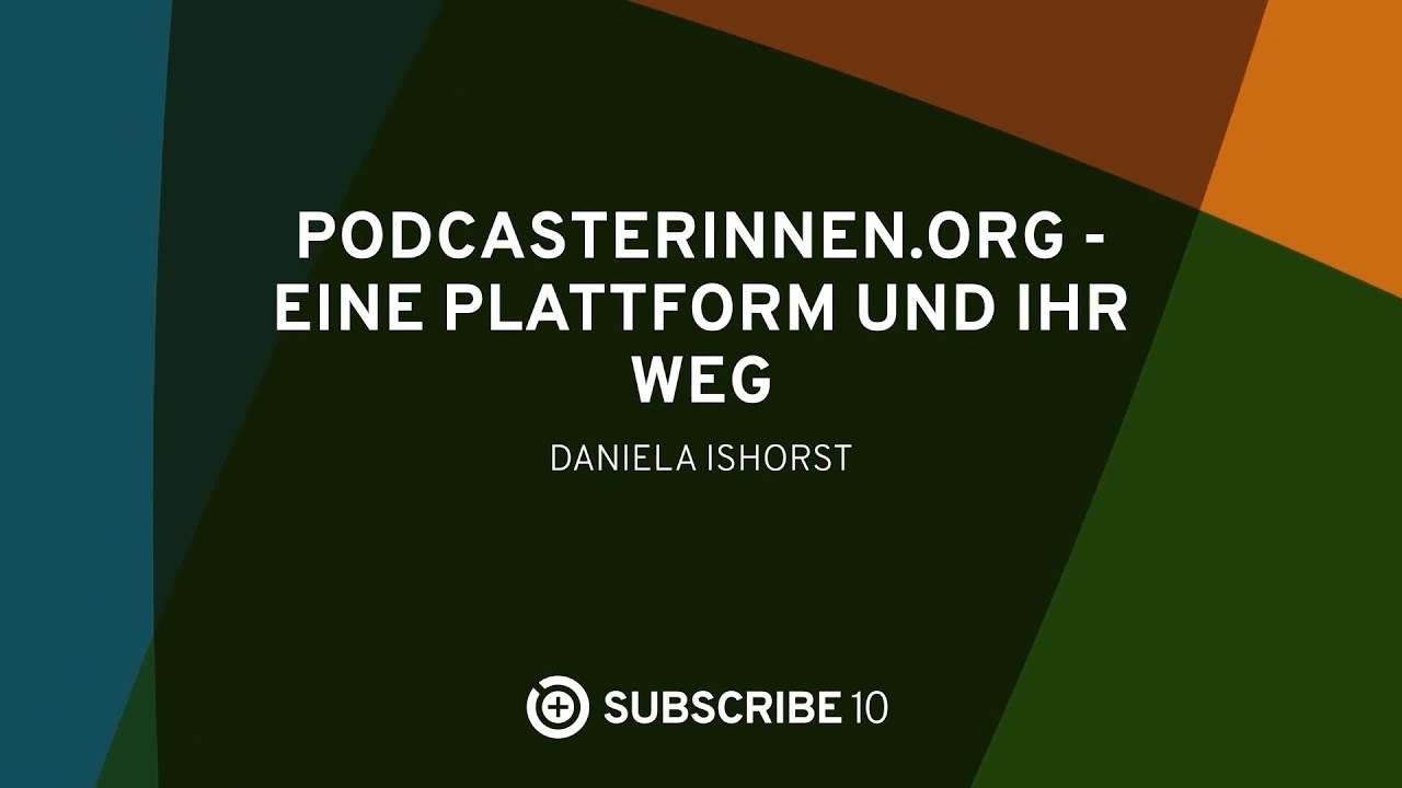 podcasterinnen.org - Eine Plattform und ihr Weg