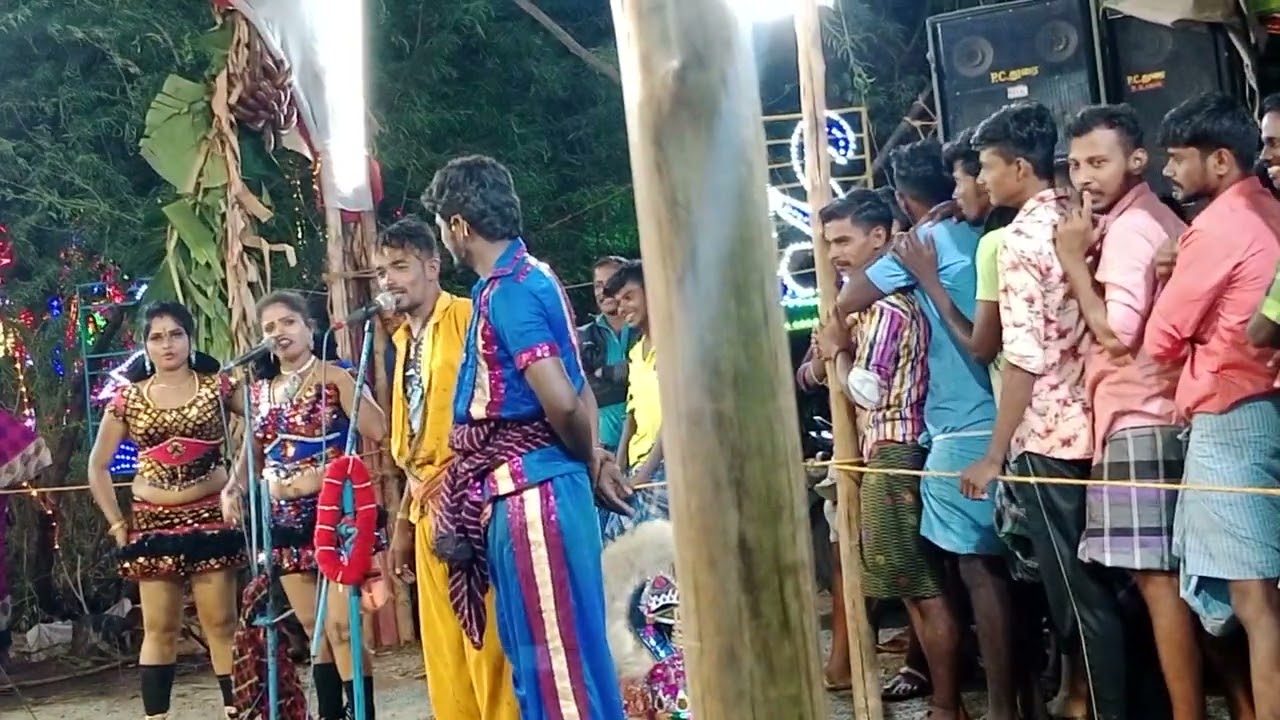 நெல்லை மணிபாலா கரகாட்டம் குழு அருஞ்சுனை காத்த அய்யனார் கோவில் கொடைவிழா மேலகிருஷ்ணபேரி சாலைபுதூர்