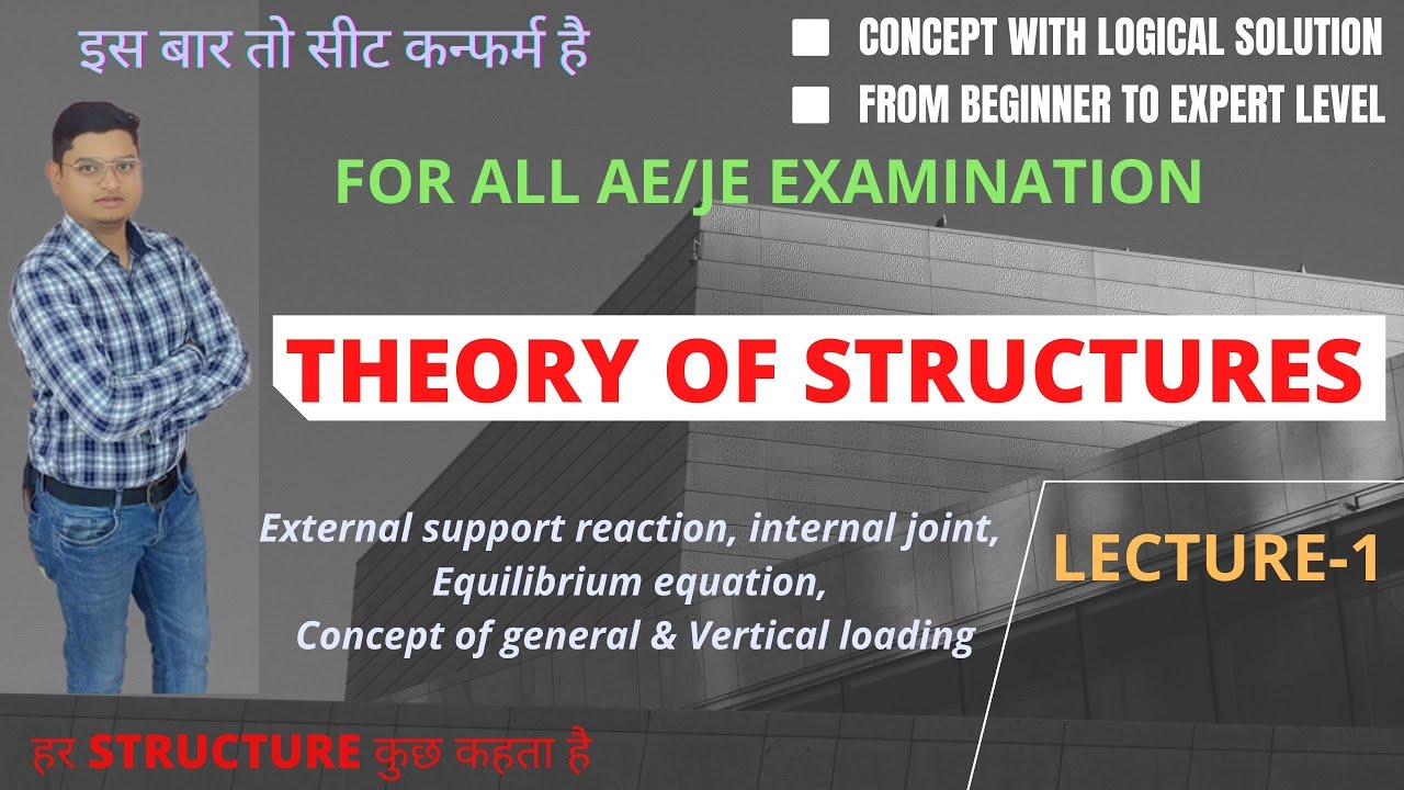 THEORY OF STRUCTURES  (T.O.S) | LECTURE-1