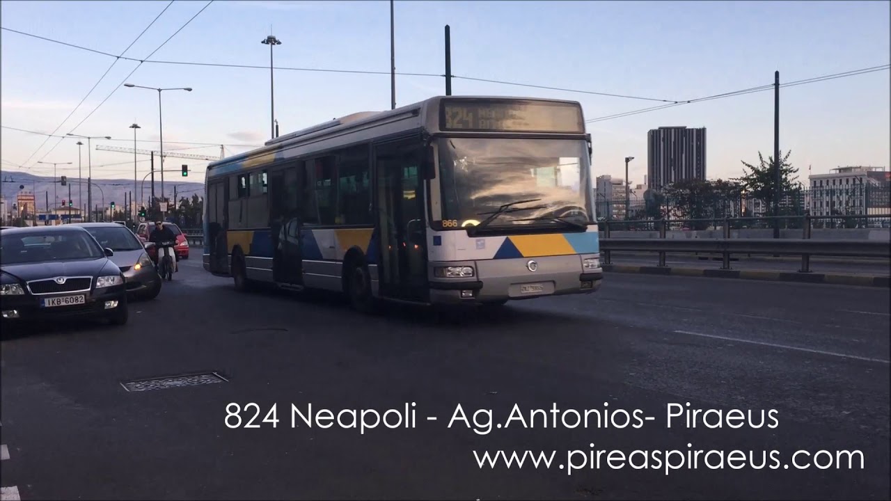 Bus Line 824 | Neapoli - Ag Antonios - Piraeus