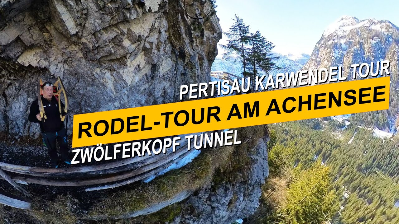 Pertisau Winter Wandern & Rodeln Achensee Karwendel Insta360 4K