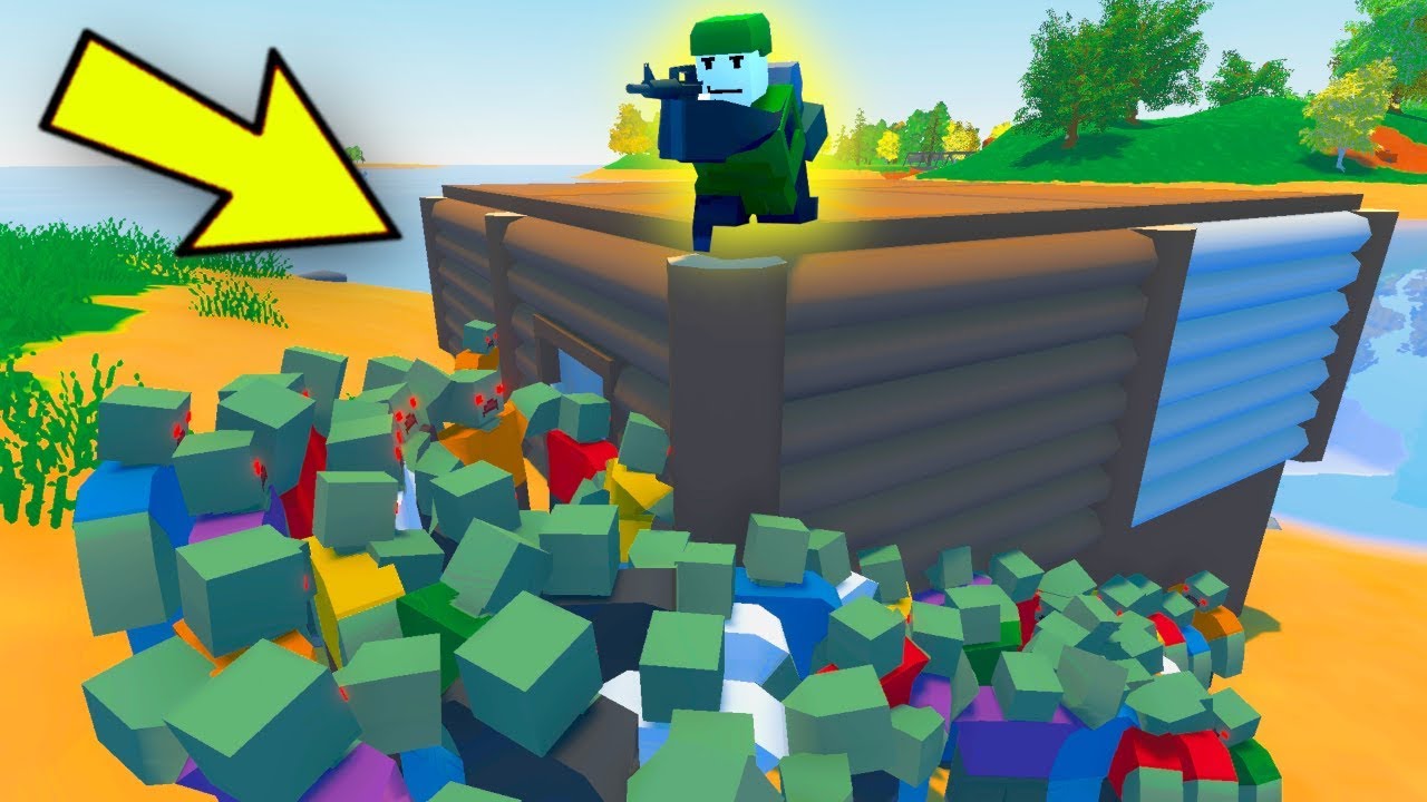 ZOMBIE RAIDING THIS BASE FOR FULL GEAR! - Vanilla Unturned #1