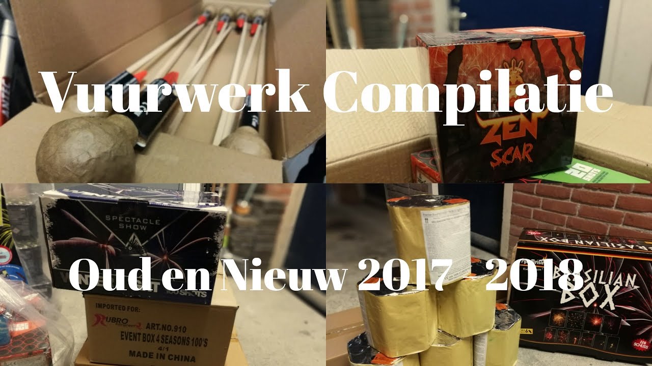 Vuurwerk Compilatie Oud en Nieuw 2017 2018!