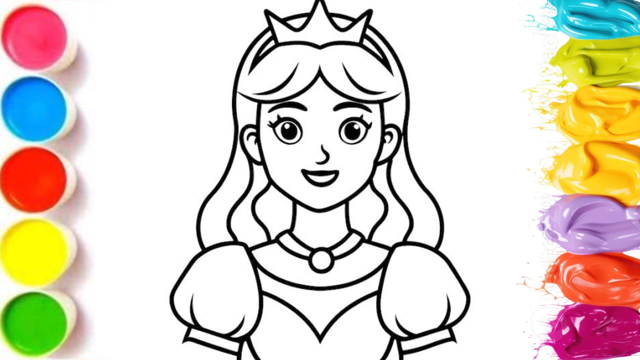 How To Draw A Sofia || Easy drawing for kids and toddlers step by step #sofia #kids 
