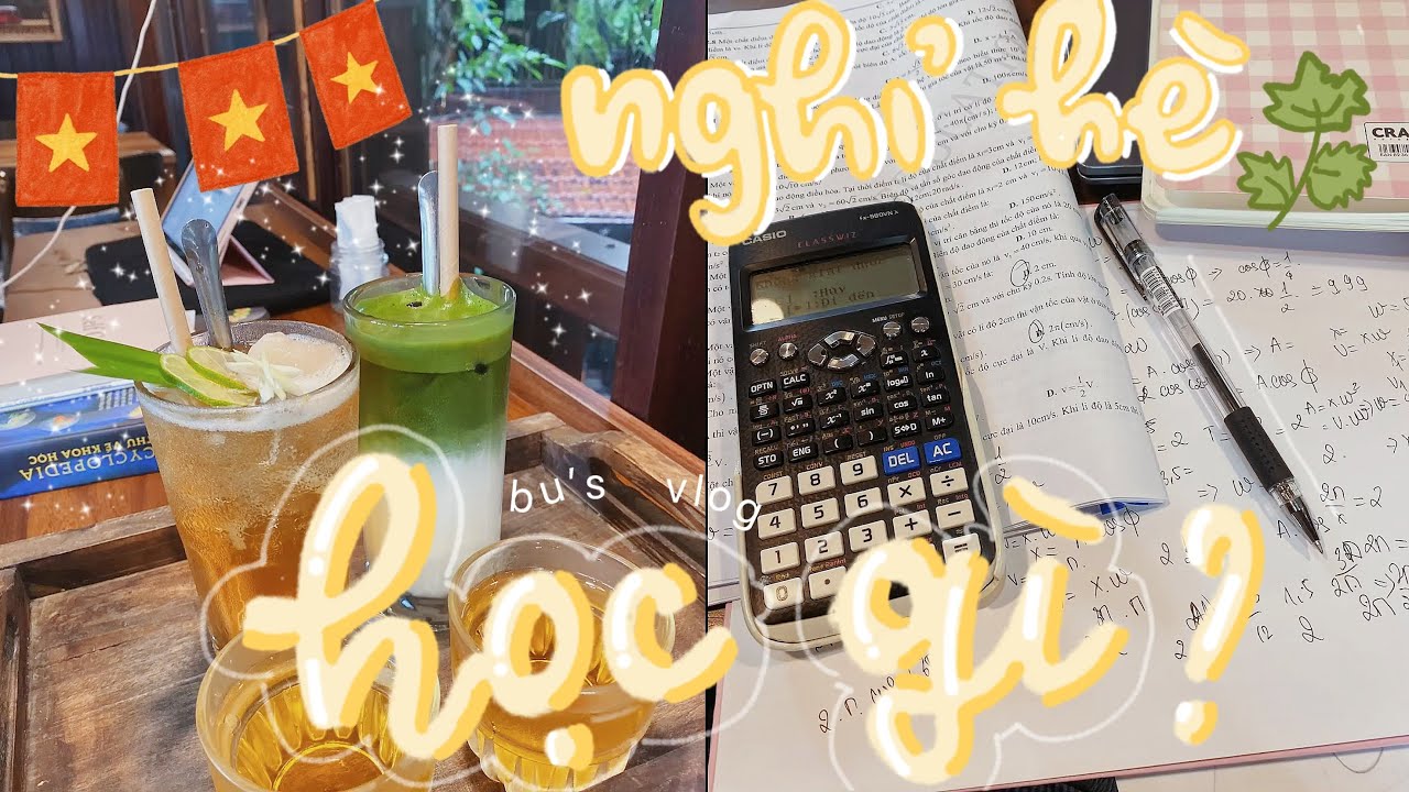 ₊˚🖇️  HỌC SINH CẤP 3 HỌC GÌ TRONG MỘT NGÀY NGHỈ HÈ ?? ✩₊˚ (study vlog)