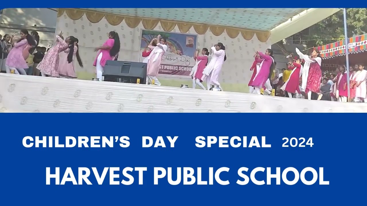Harvest Public School Students' Electrifying Dance Performance | Children's Day 2024 | Pawan Kalyan