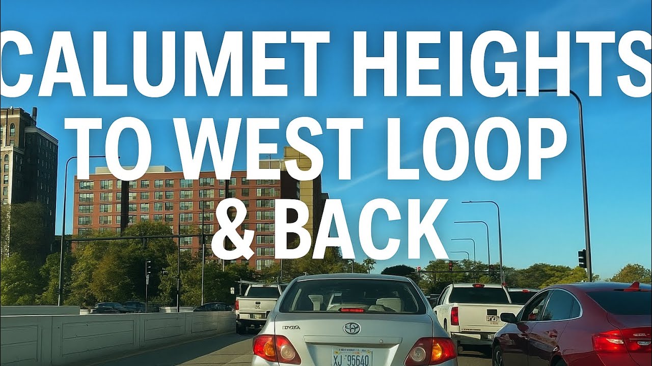 Chicago | Calumet Heights to West Loop & Back | Dashcam Drive Through the South Side & Downtown 