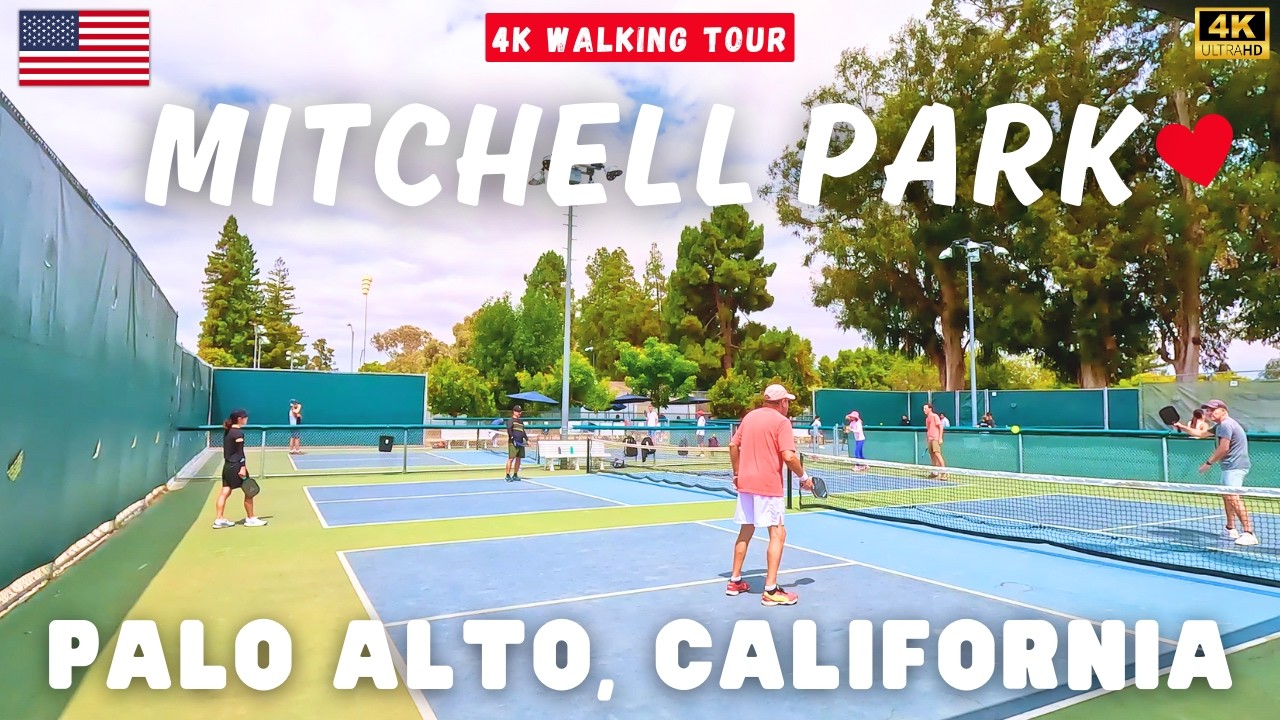 Exploring Mitchell Park in Palo Alto California: Magical Playground, Pickleball, Ada's Cafe