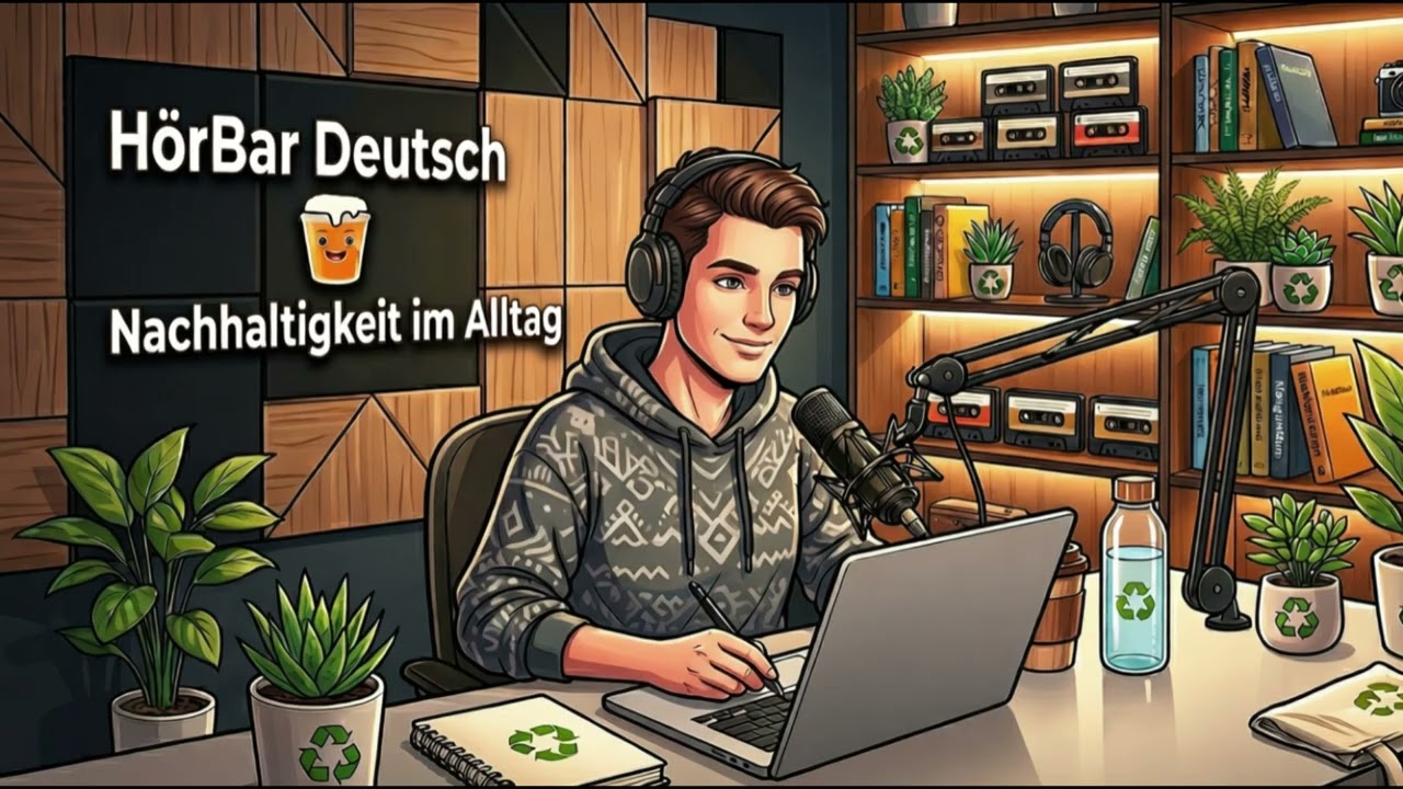 B2 - C1: 🌍 Nachhaltigkeit im Alltag: Kleine Schritte, große Wirkung | HörBar Deutsch Podcast #5