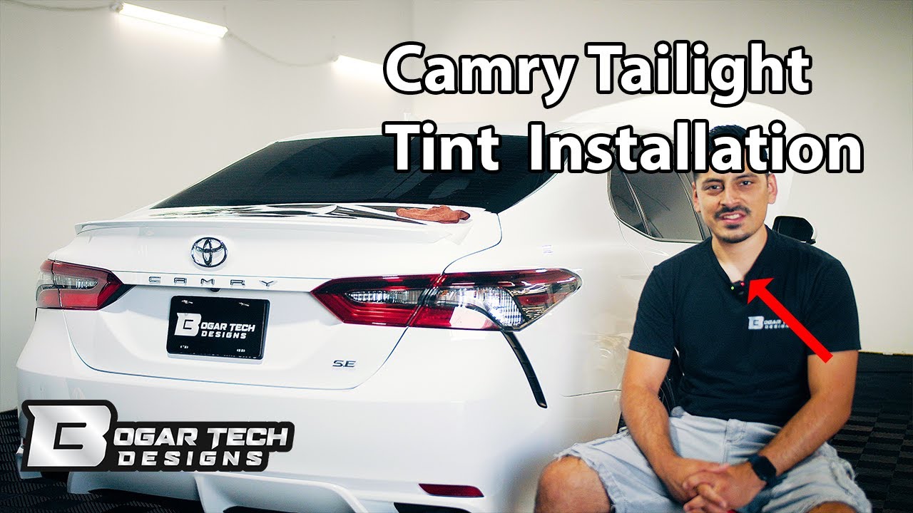 How To Install DIY Tint Kit For Toyota Camry 2018-2024 Tail Lights!