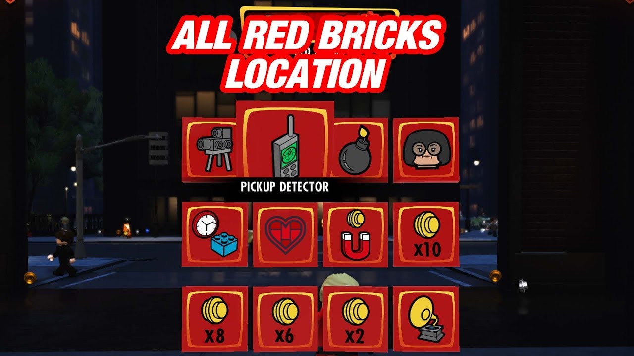LEGO The Incredibles | All RED BRICKS Location