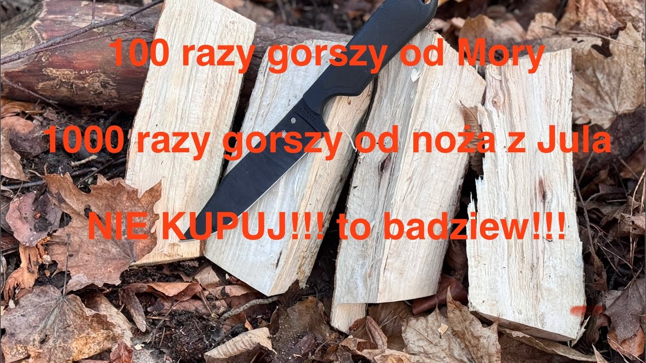 UNIKAJ tego noża!!! Spyderco Street Bowie Fred Perrin. Nóż za 7 zł z Jula zrobi to wszystko tak samo