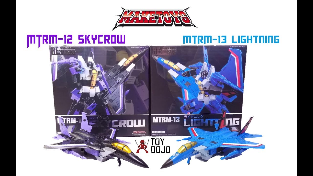 MakeToys MTRM-12 Skycrow & MTRM-13 Lightning (MP Skywarp & Thundercracker)