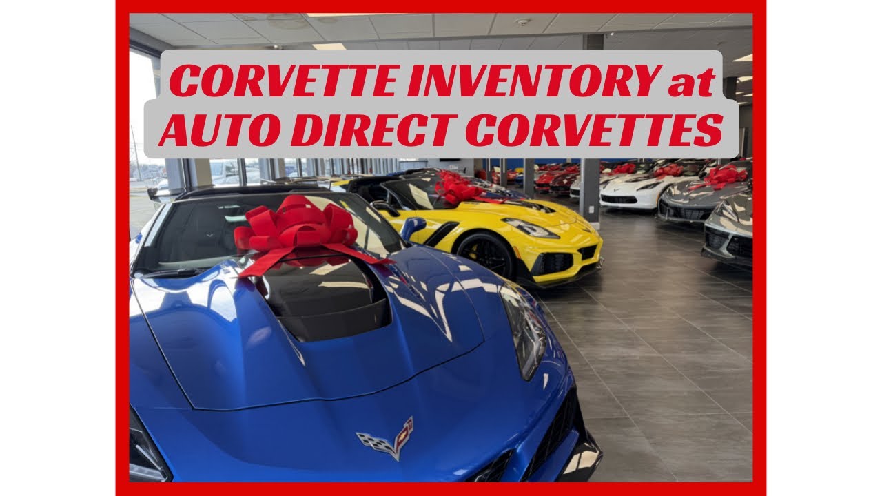 Осмотр автомобилей Corvette в дилерском центре Auto Direct Corvettes!