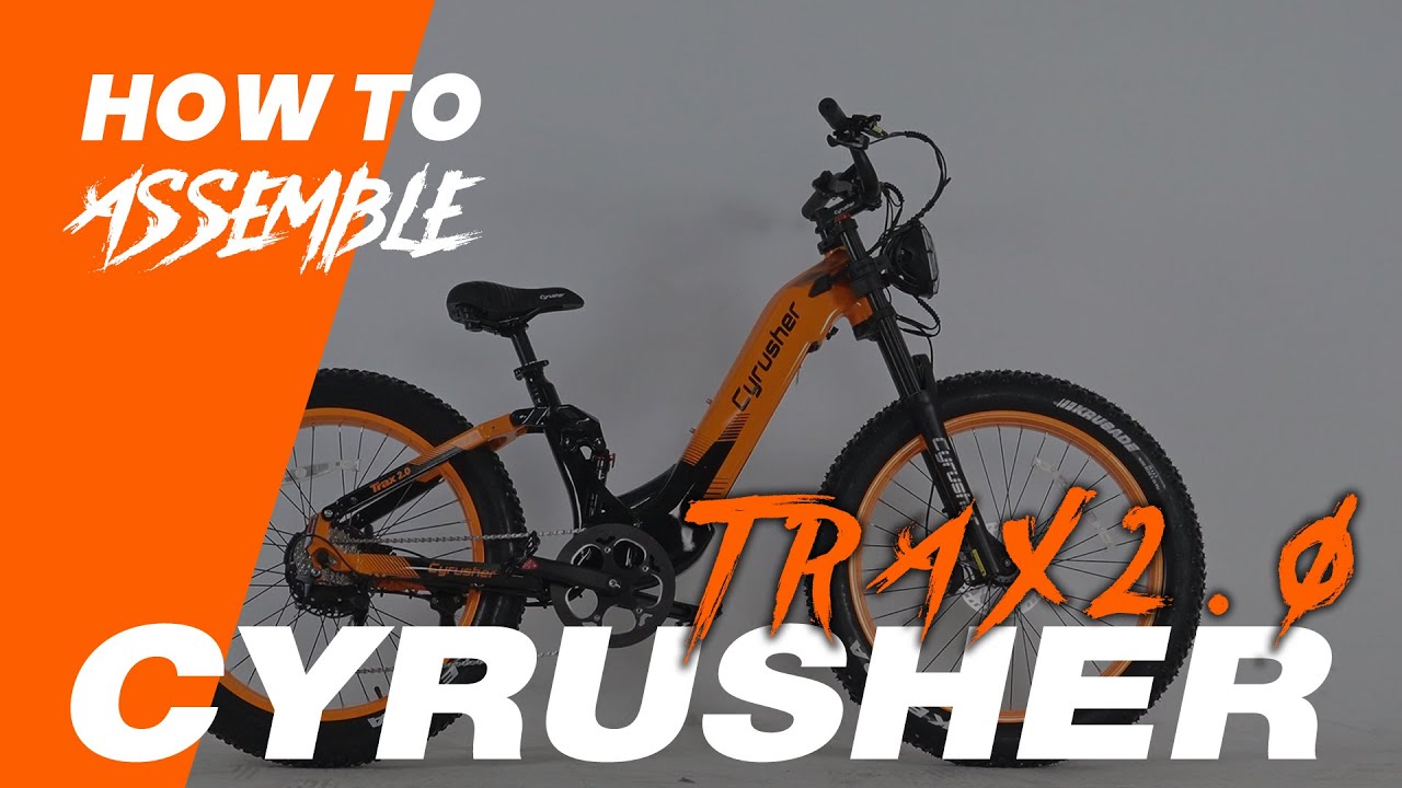 2025 New Arrival Cyrusher Trax 2.0 Step Through All-terrain Assembly Guide#cyrusher #cyrushertrax