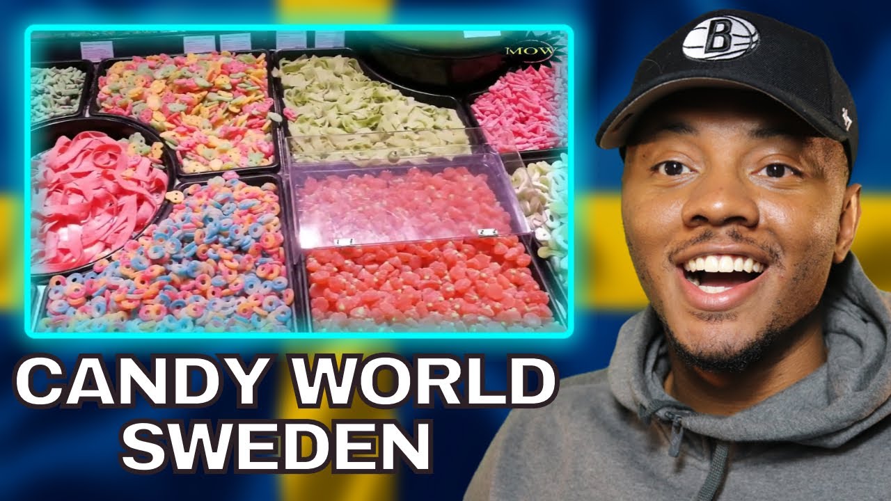 AMERICAN REACTS TO CANDY WORLD Sweden #candyworld #swedishchocolate #marabou #chocolates