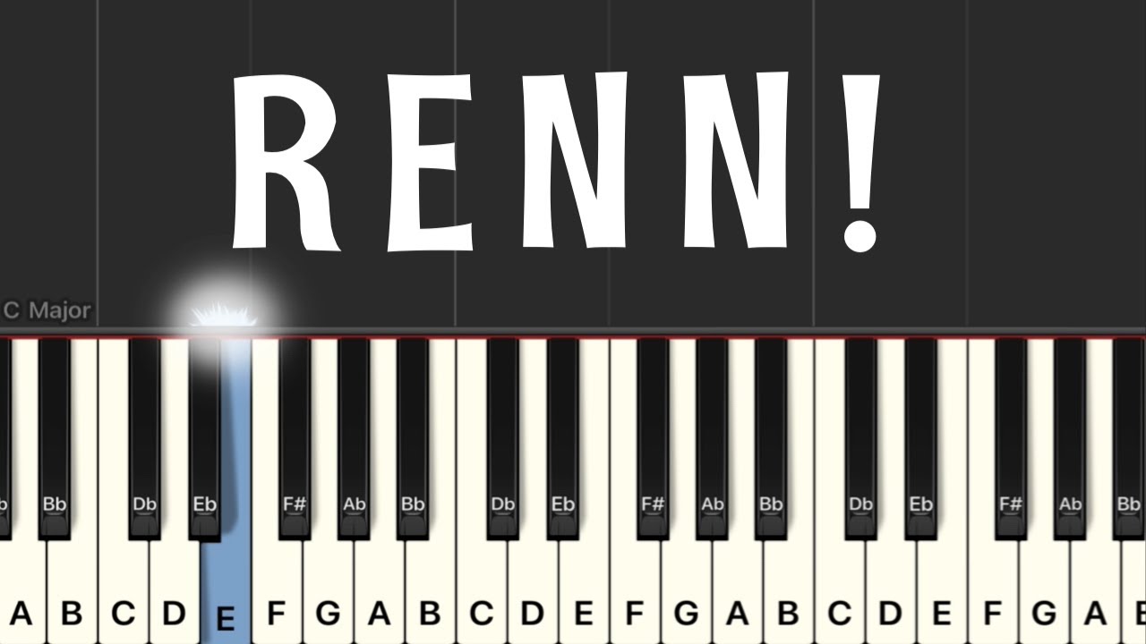 AYLIVA - Renn! Piano Tutorial | Medium 