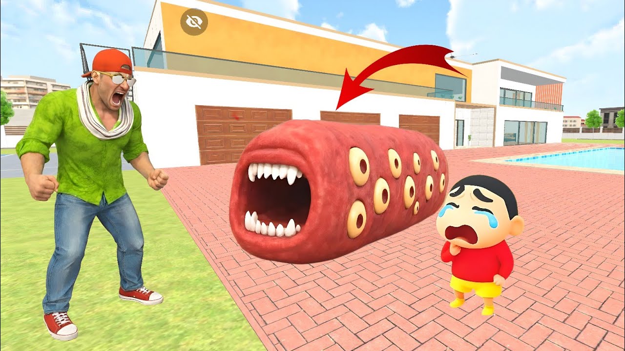 শিনচ্যান ফ্রাঙ্কলিন ডোরেমন vs ট্রেন ইটার 😭 Indian Theft Auto Simulator | Android Gameplay 