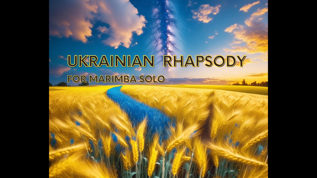 Ukrainian Rhapsody for Marimba solo by Sergei Golovko    HD 1080p