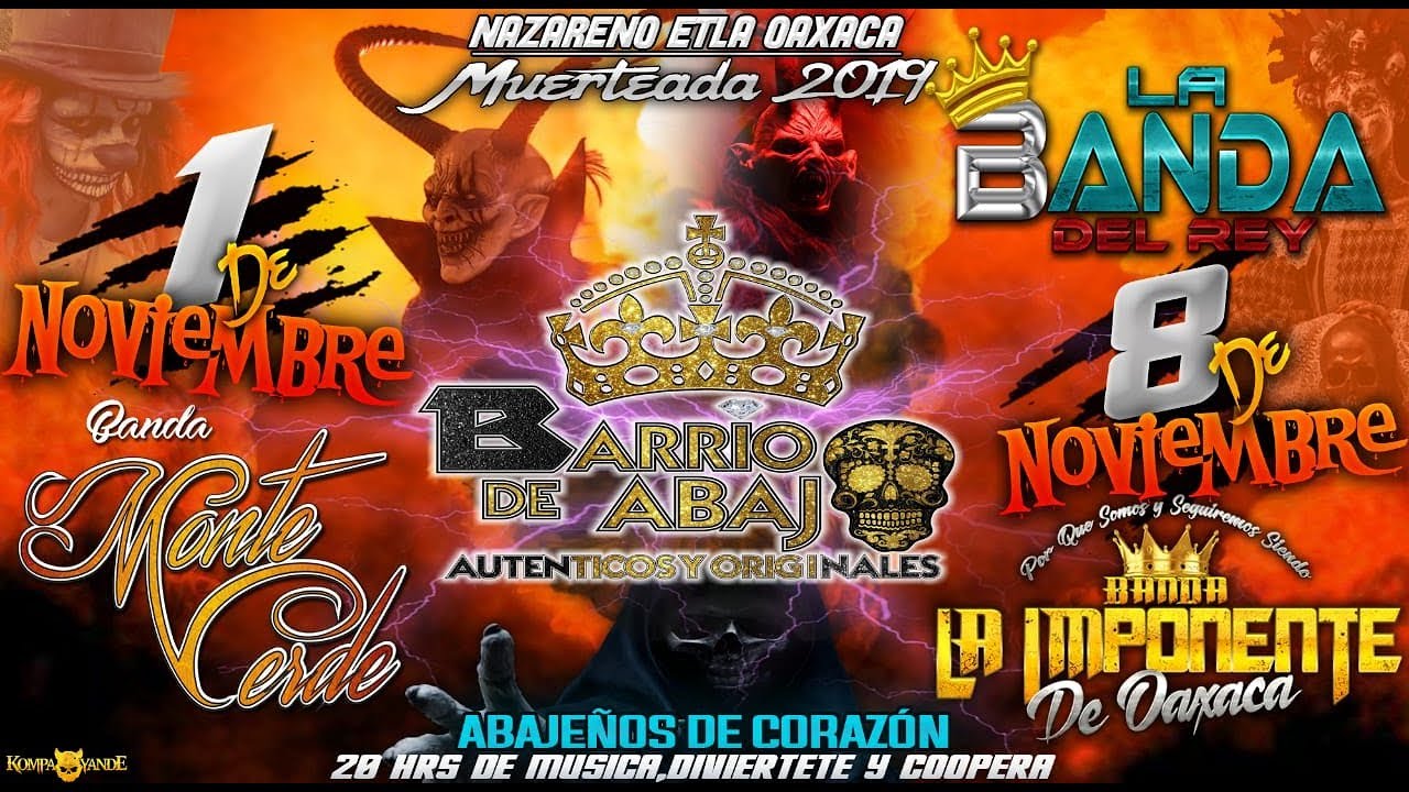 Muerteada 2019 Nazareno Etla, Barrio de Abajo - Prmera