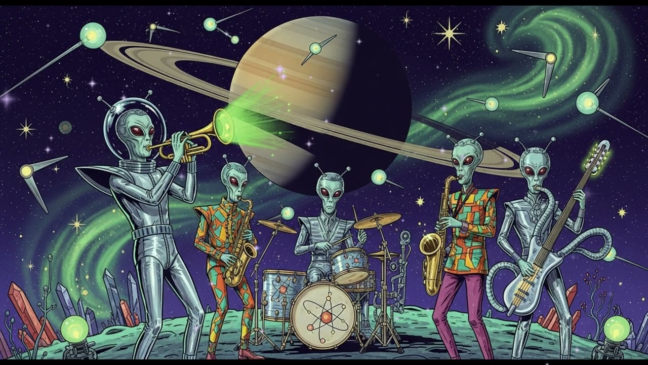Cosmic Retro Funk on Mars #alienfunk #funkyjazz
