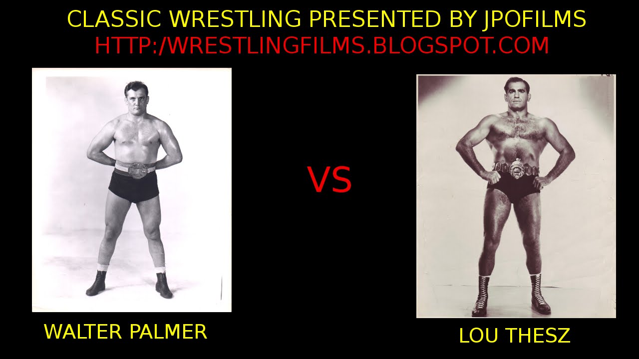 NWA Champion Lou Thesz vs Walter Palmer October 1951 professional wrestling