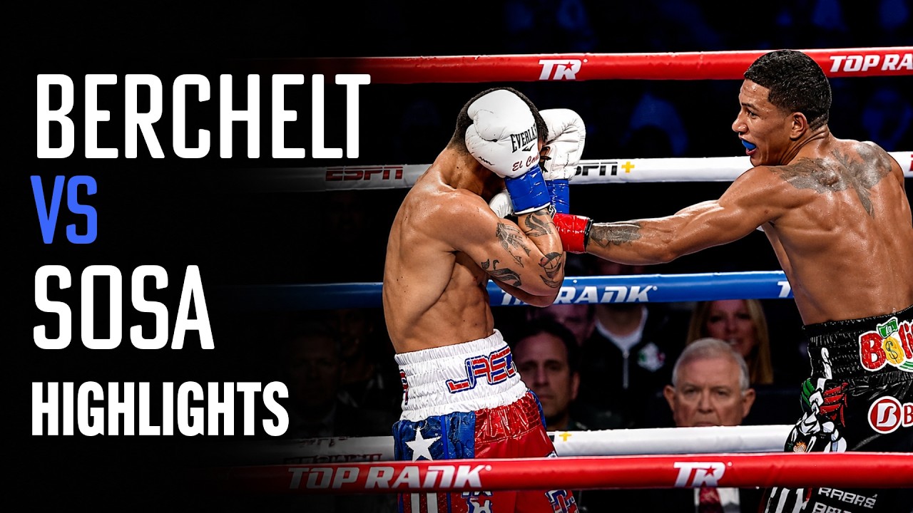 Miguel Berchelt vs Jason Sosa Highlights | Brutal TKO & Heavy Knockdowns!